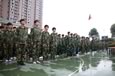 新生軍訓場景
