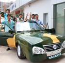 湖南萬通“和平號夢想之車”引新生關(guān)注