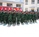 湖南萬通秋季新生軍訓匯演暨開學典禮隆重舉行