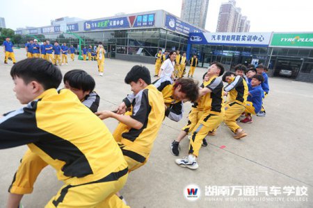 校園拔河比賽：一根繩上一條心！