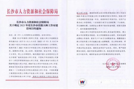 賀報(bào)！湖南東方高級(jí)技工學(xué)校王國(guó)慶技能大師工作室項(xiàng)目獲批建設(shè)！